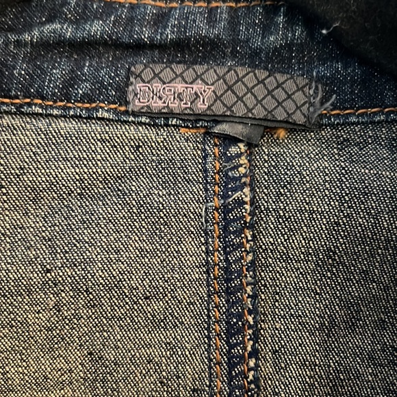 Vintage Dirty Denim Jean Jacket - Picture 4 of 8